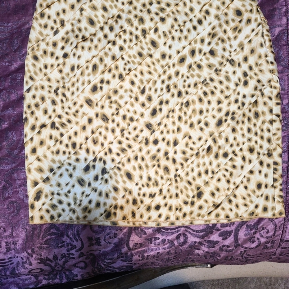 Ann Taylor Animal Print Skirt
